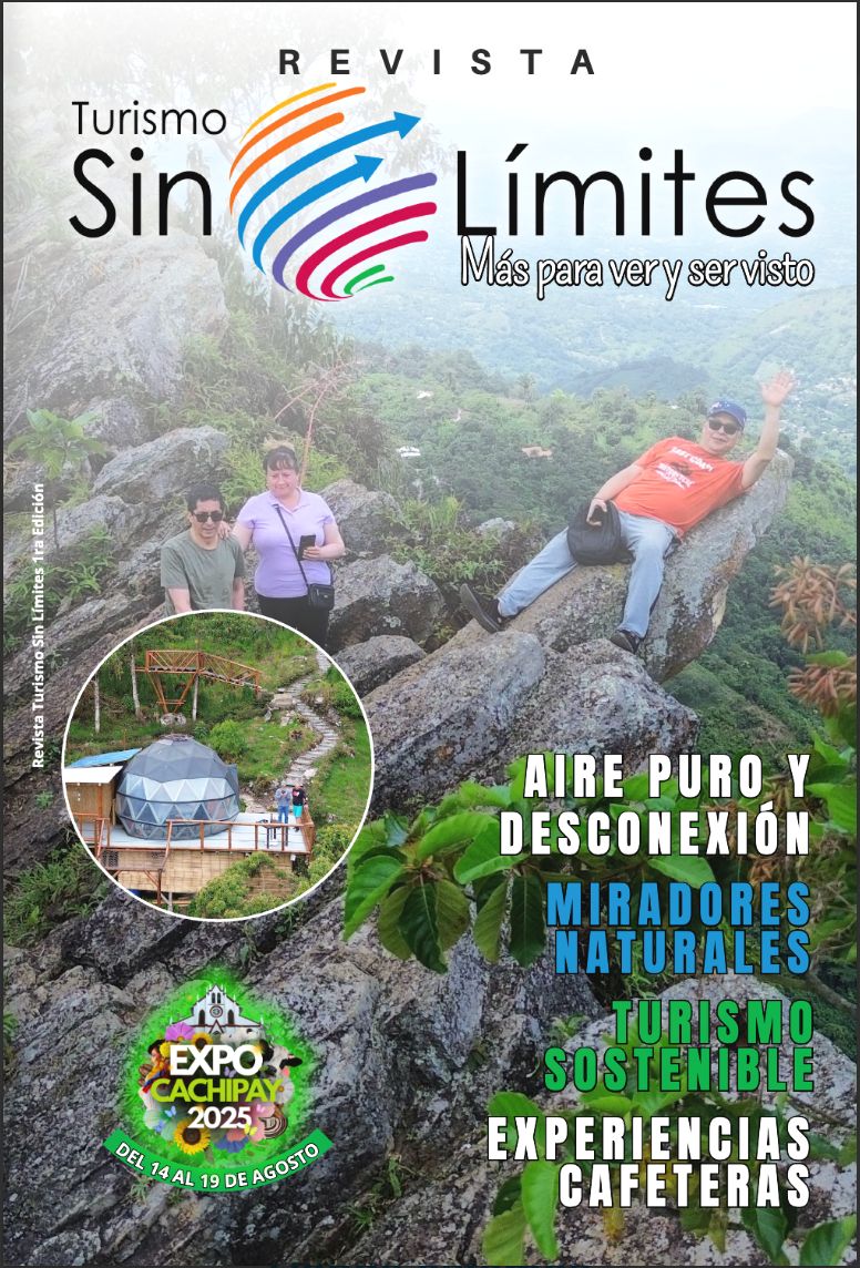 Portada de la edición 1 de la revista Turismo Sin Límites