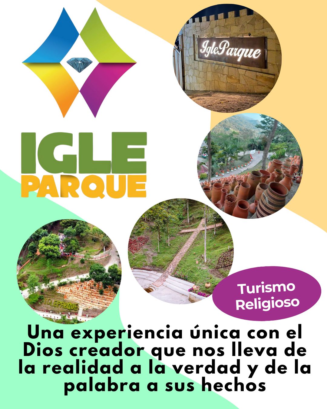Afiche de la experiencia IgleParque en Anolaima
