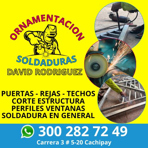 Logo de Ornamentación Y Soldaduras David Rodriguez